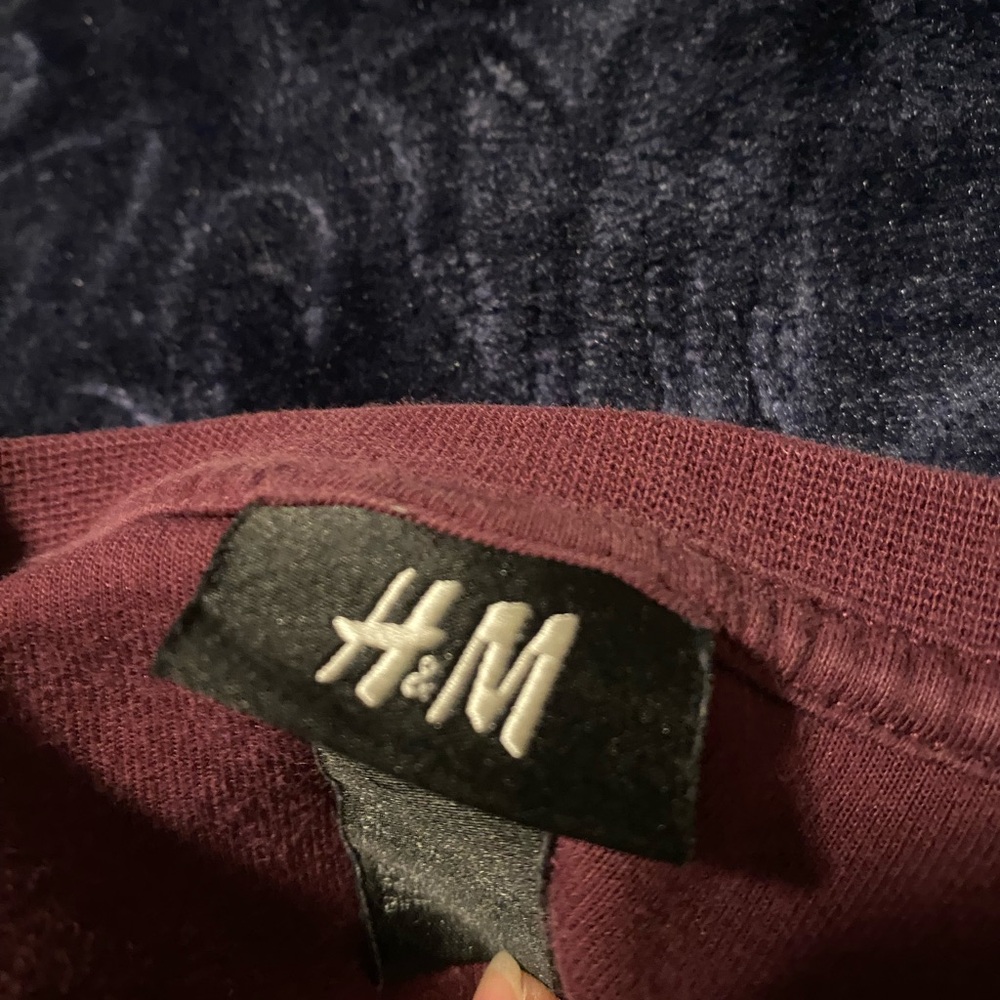 H&M Burgundy Top